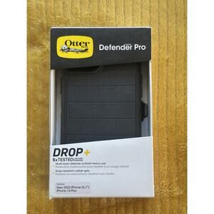 OtterBox Apple iPhone 14 Plus Defender Pro Series Case - Black NIB 2023 (6.7”)